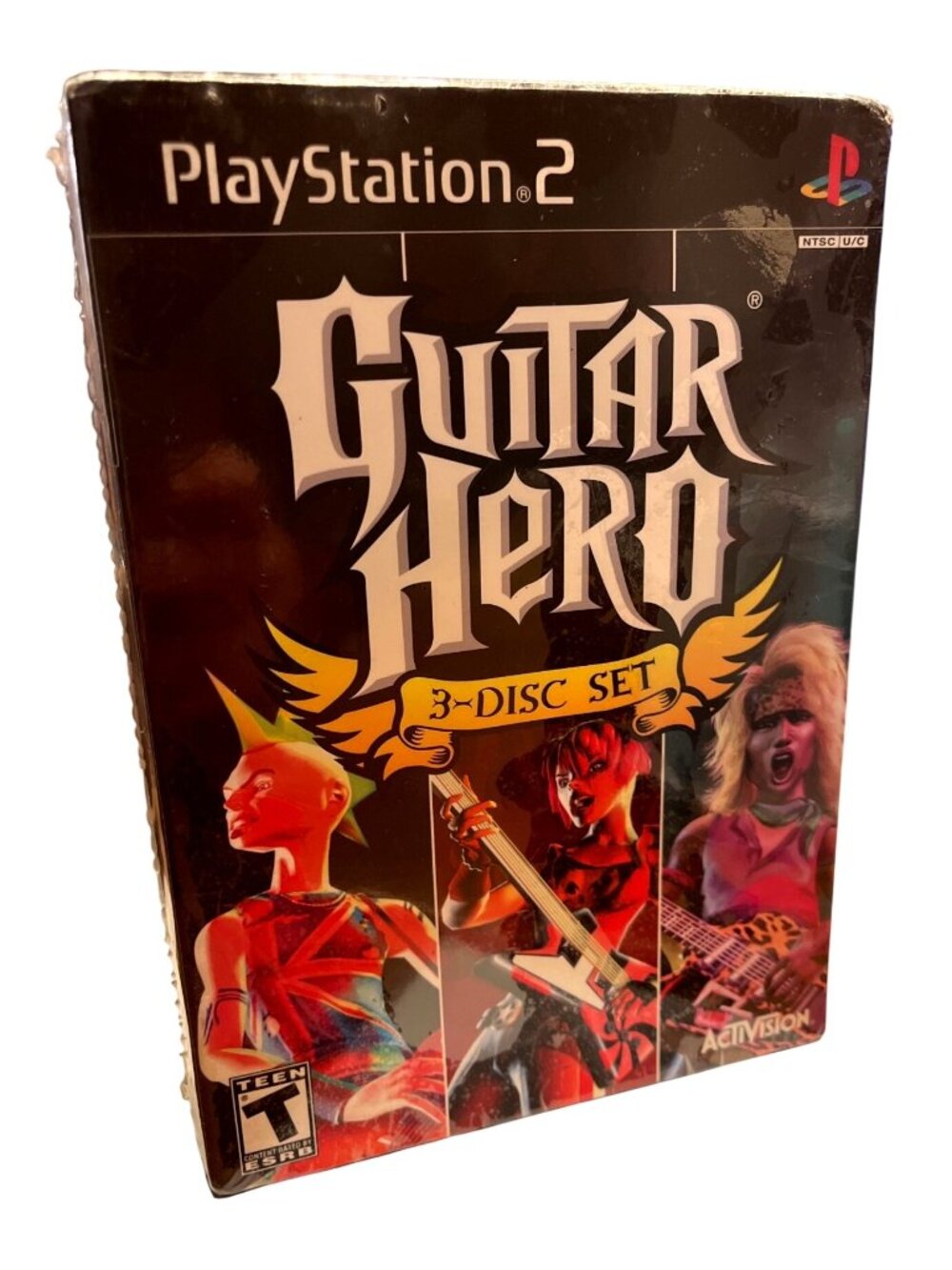 NEW! Guitar Hero 3-Disc Set PlayStation2 Guitar Hero Guitar Hero II Encore: Rock